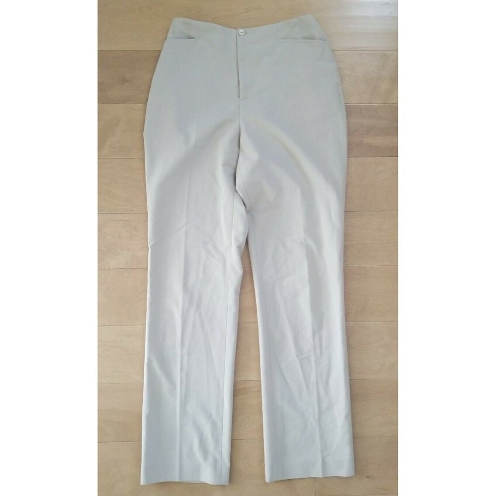 Dream Jeans Tan Slacks Zipper and Buttons Size 6